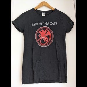 Game of Thrones Style Mother of Cats Graphic Tee